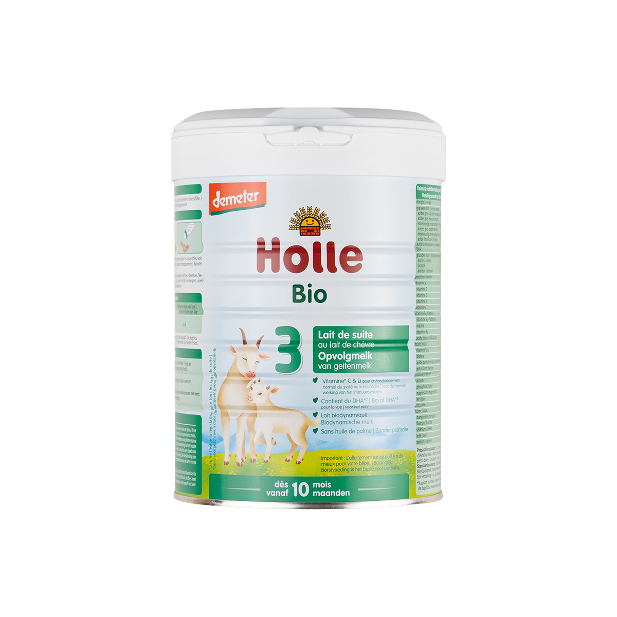 Holle Goat Milk Formula Stage 3 (10+ Months): Dutch Version (800g)