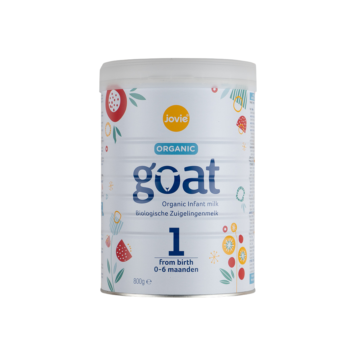 Jovie Stage 1 (0-6 Months) Organic Goat Milk Formula (800g)