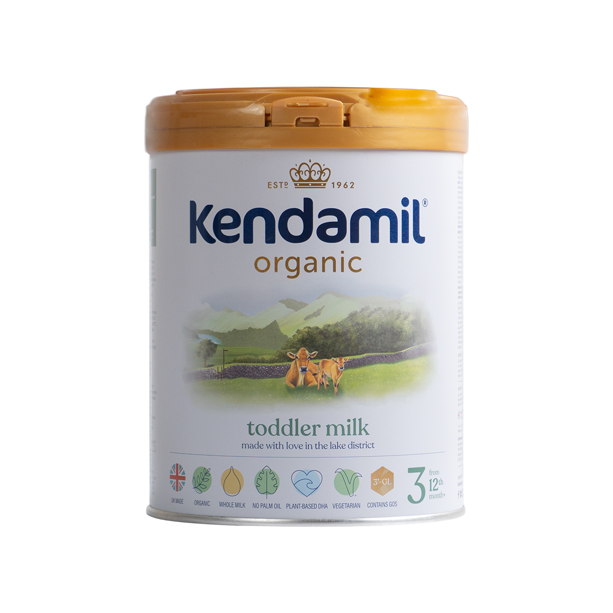 Kendamil Stage 3 (12+ Months) Organic Milk Formula (800g)
