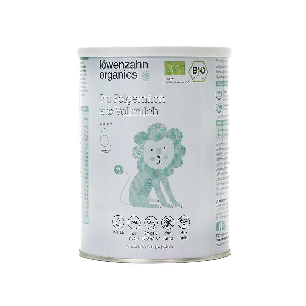 Löwenzahn Whole Cow&#39;s Milk Stage 2 (6-12 Months) Follow-On Formula (400g)