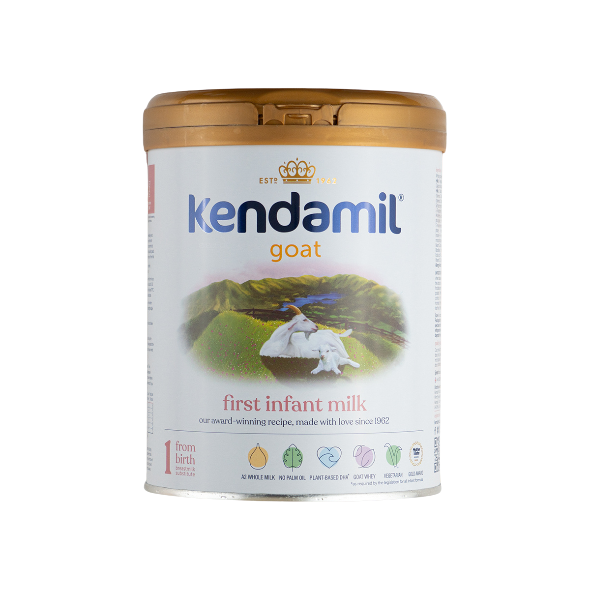 Kendamil Goat Milk Infant Formula - Stage 1 (0-6 Months) (800g)