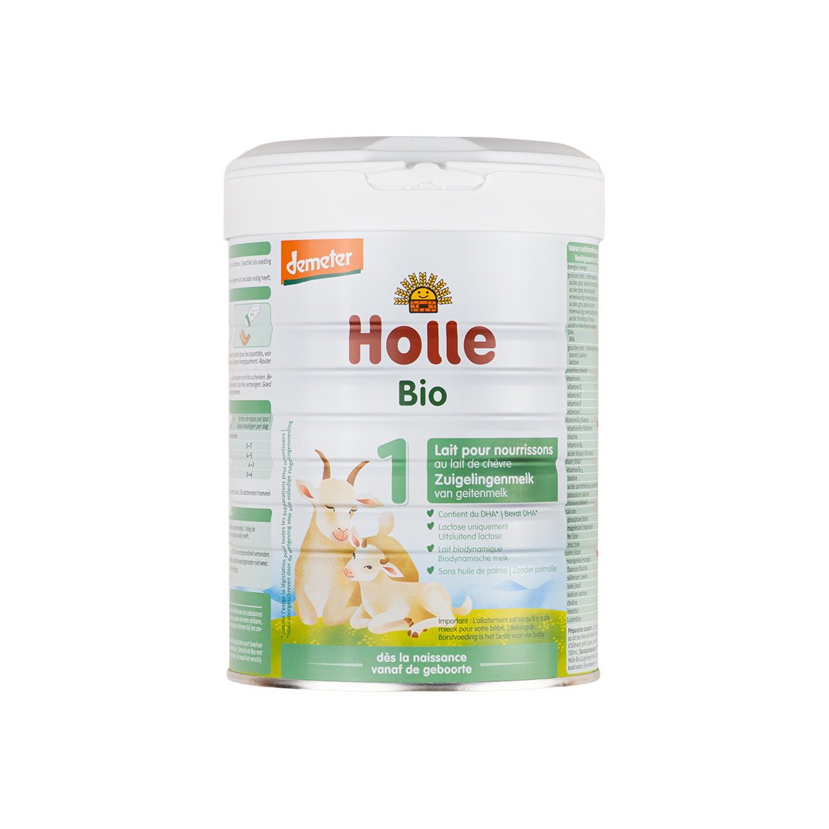 Holle Goat Milk Formula Stage 1 (0-6 Months): Dutch Version (800g)