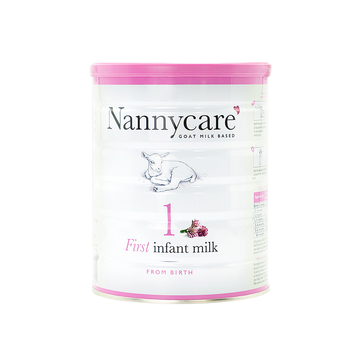 Nannycare Stage 1 (0-6 Months) Goat Milk Formula (900g)