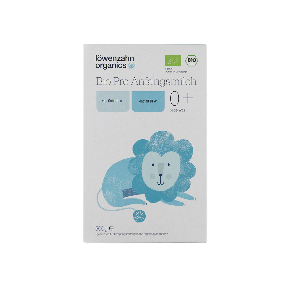 Löwenzahn Organics Stage Pre (0-6 Months) Infant Formula (500g)