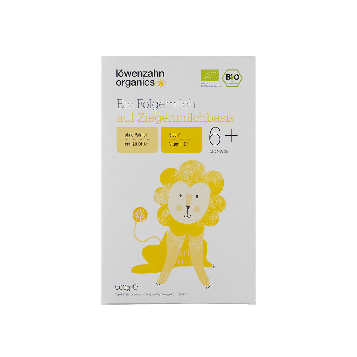 Löwenzahn Organics Goat Stage 2 (6-12 Months) Follow-On Formula (500g)