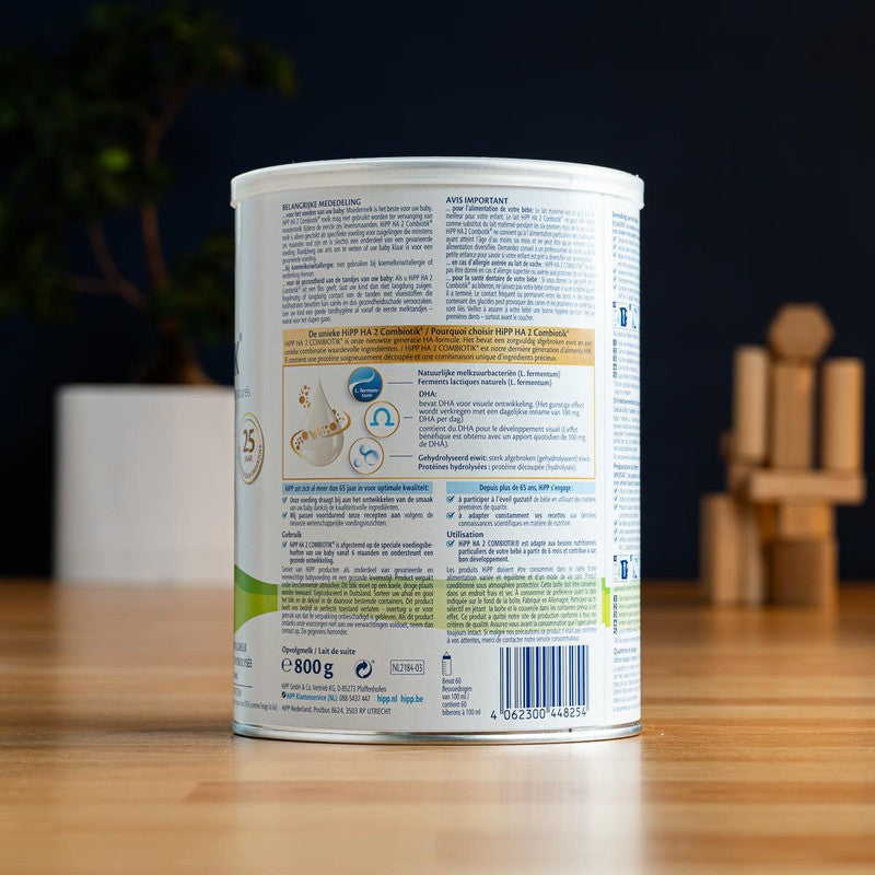 HiPP HA Dutch Stage 2 Hypoallergenic Combiotic Formula 6-12 Months (800g)