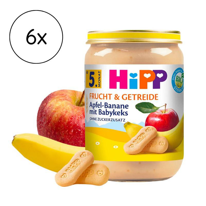 HiPP Jar - Apple Banana With Biscuits Puree (190g)