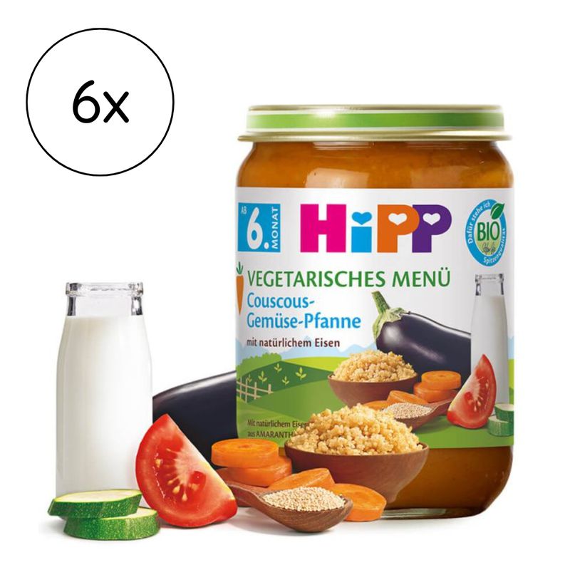 HiPP Jar - Couscous With Vegetables Puree (190g)