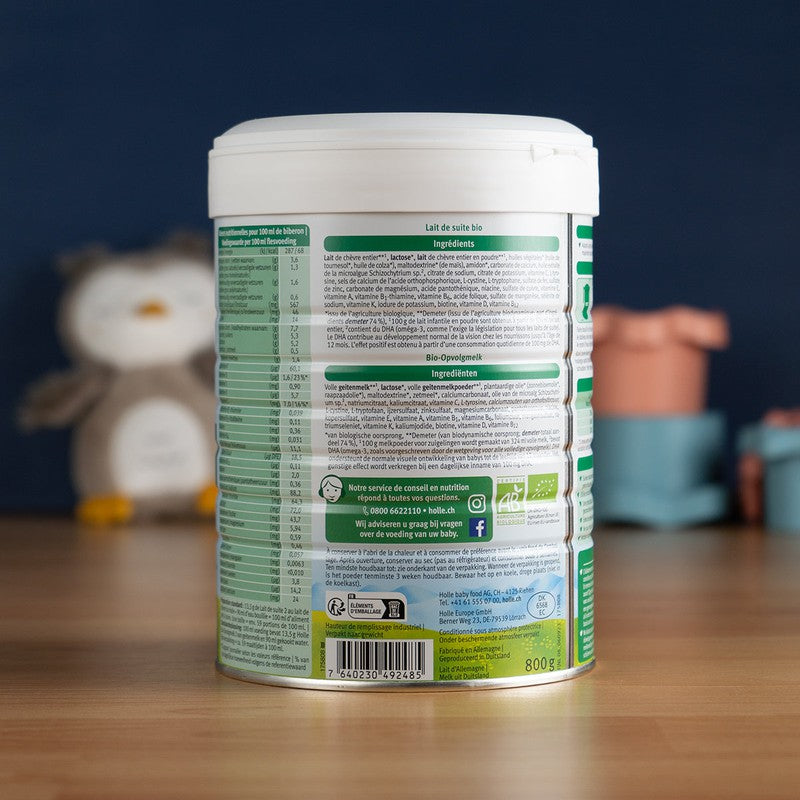 Holle Goat Milk Formula Stage 2 (6+ Months): Dutch Version (800g)