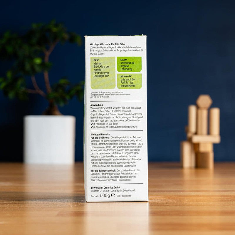 Löwenzahn Organics Stage 2 (6-12 Months) Formula (500g)