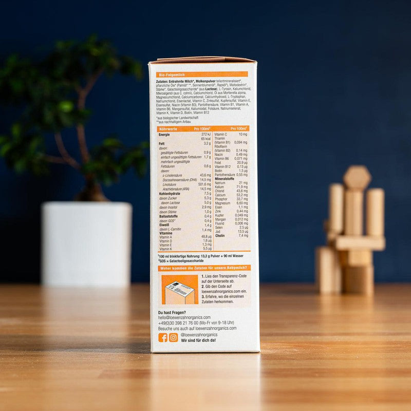 Löwenzahn Organics Stage 3 (10+ Months) Formula (500g)