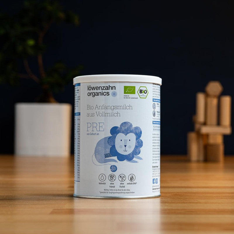 Löwenzahn Whole Cow&#39;s Milk Stage Pre (0-6 Months) Infant Formula (400g)
